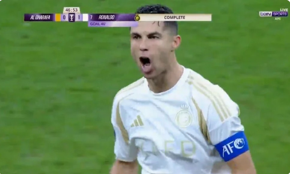 Video: Cristiano Ronaldo’s amazing goal in the AFC Champions League today